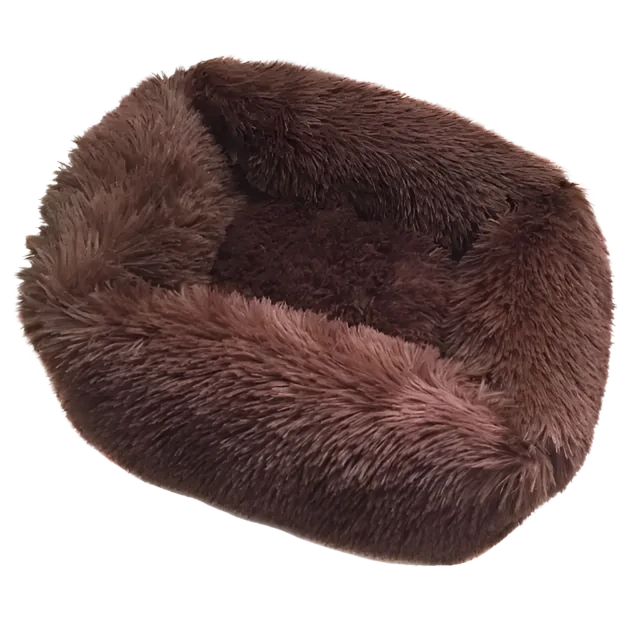 Luxury pet bed designed for dogs and cats, featuring soft plush fabric and a durable base for ultimate comfort and long-lasting use