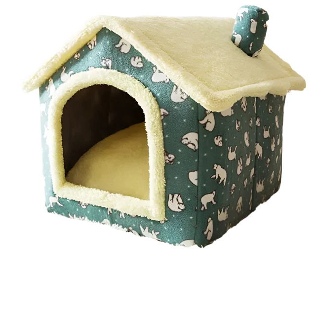 Soft Winter Dog Cat Bed House