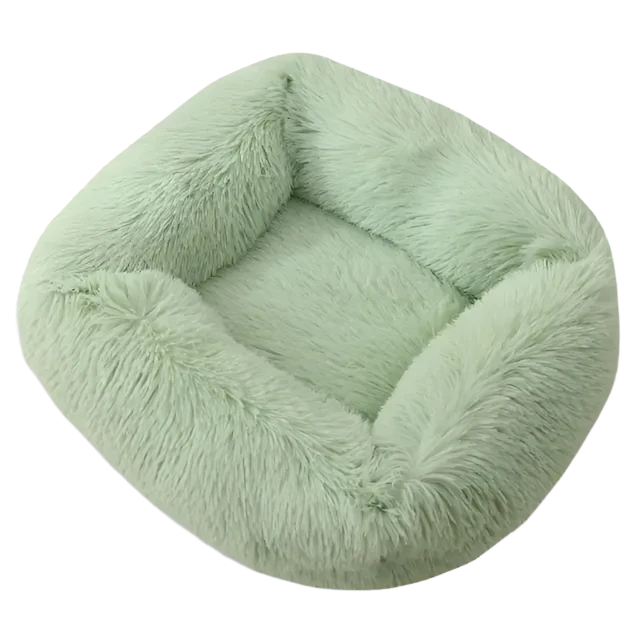 Luxury pet bed designed for dogs and cats, featuring soft plush fabric and a durable base for ultimate comfort and long-lasting use