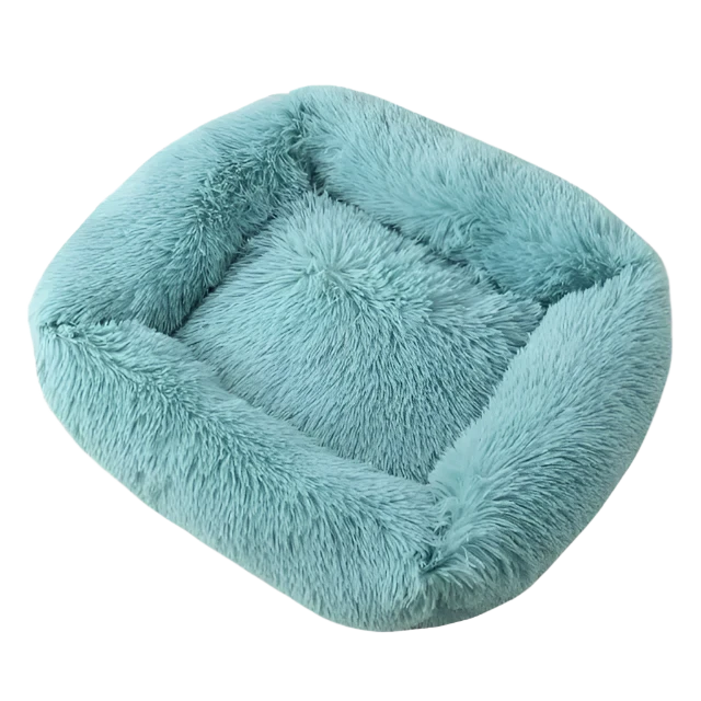 Luxury pet bed designed for dogs and cats, featuring soft plush fabric and a durable base for ultimate comfort and long-lasting use