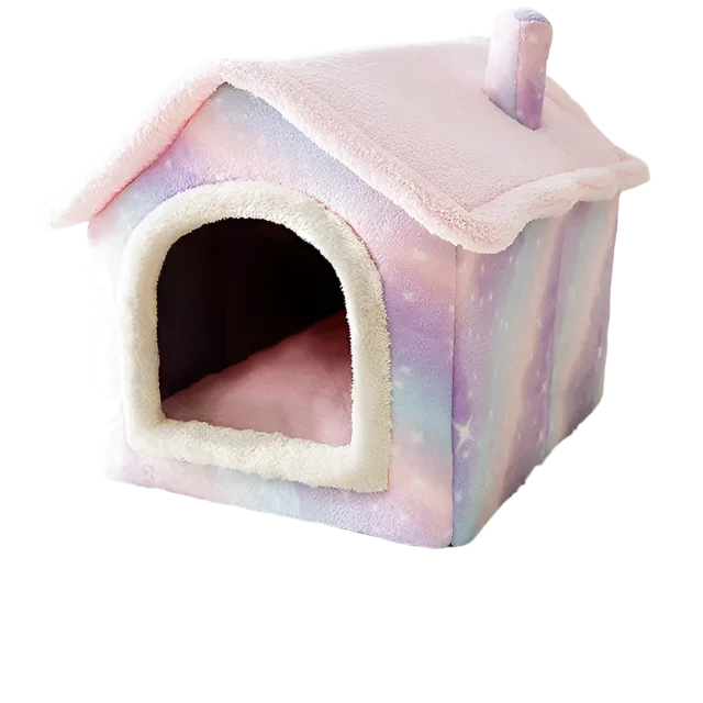 Soft Winter Dog Cat Bed House