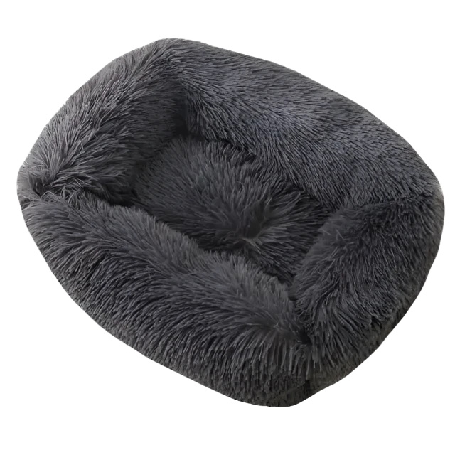 Luxury pet bed designed for dogs and cats, featuring soft plush fabric and a durable base for ultimate comfort and long-lasting use